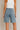 Bermuda en denim bleu clair pour femme - vue de dos