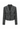 Blazer court à carreaux texturés gris – ODA