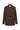 Blazer croisé marron à fines rayures – EMA