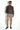 Blouse marron à manches bouffantes – ANAIS