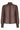 Blouse marron à manches bouffantes – ANAIS