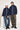 Cape courte imperméable unisexe indigo — LOURMEL