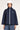 Cape courte imperméable unisexe indigo — LOURMEL