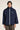 Cape courte imperméable unisexe indigo — LOURMEL