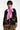 cardigan en jacquard camouflage à finitions rayées - KAMOO