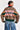Cardigan zippé à empiècements léopard multicolores - KUTIE