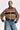 Cardigan zippé à empiècements léopard multicolores - KUTIE