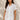 Chemise blanche fleurie pour femme à manches courtes - vue de face