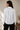 Chemise blanche à broderies marron pour femme - vue de dos