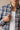 Chemise en coton à carreaux, col button-down - KRAGEN
