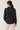 Chemise noire satinée à motif ton sur ton – NAYA