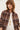 Chemise oversize à carreaux cacao — ROXEA
