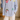 Chemise oversize bleu ciel brodée SELENO