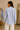 Chemise oversize bleu ciel brodée SELENO