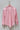 Chemise rose à fleur perlée – FLORIA