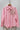 Chemise rose à fleur perlée – FLORIA