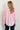 Chemise rose à fleur perlée – FLORIA