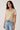 Polo beige à col crochet – SOLENA