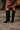 Bottes noires en daim ANOUCK