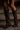 CALISTA bottes western en suède chocolat