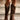 CALISTA bottes western en suède chocolat