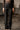 DORALIE pantalon noir brillant
