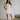ALIA robe cache-cœur blanc