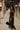 MAYERLY top noir à pois transparent