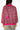 NAIRA pull + écharpe bordeaux