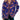 MAYLA gilet violet avec des léopards
