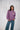 ISALIA sweat violet avec un imprimé soleil