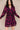 FLORINNE robe noire et rose