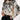 VELIA pull blanc motifs noir végétal