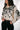 VELIA pull blanc motifs noir végétal