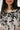 VELIA pull blanc motifs noir végétal