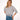 JULIE chemisier blanc lignes grises
