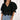 NESSI blouse noire en dentelle