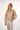 DARIE pull beige a motifs écru