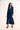 SAMINA longue robe bleue