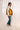 FLORI veste sans manches camel fourrure