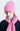EAST écharpe rose bubble chine