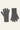 Gants en cachemire gris — CIMON