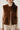 Gilet sans manches en velours côtelé caramel - MARLOWE