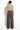 Pantalon large marron en lyocell – RIO