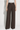 Pantalon large marron à fines rayures – ASTRID