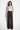 Pantalon large marron à fines rayures – ASTRID