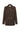 Blazer croisé marron à fines rayures – EMA