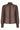 Blouse marron à manches bouffantes – ANAIS