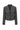Blazer court à carreaux texturés gris – ODA