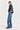 Jean droit bleu en coton bio - KARLOS